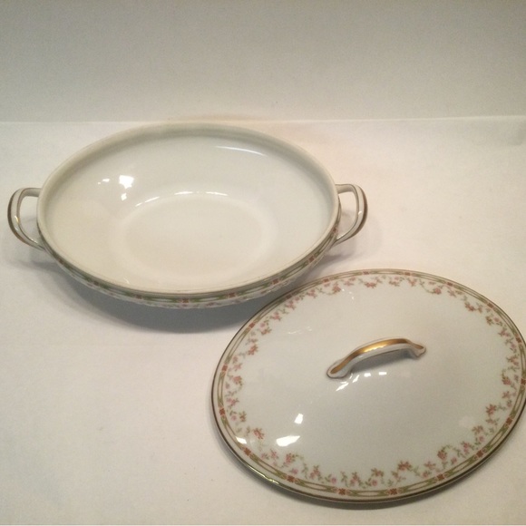 HAVILAND china Limoges France Schleiger 346 Round Covered Vegetable Serving - Picture 3 of 6